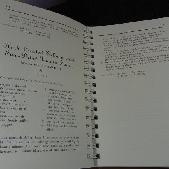 Lean Italian Cooking cook book 1994 spiral backing, EUC~fun recipes. - Picture 4 of 5